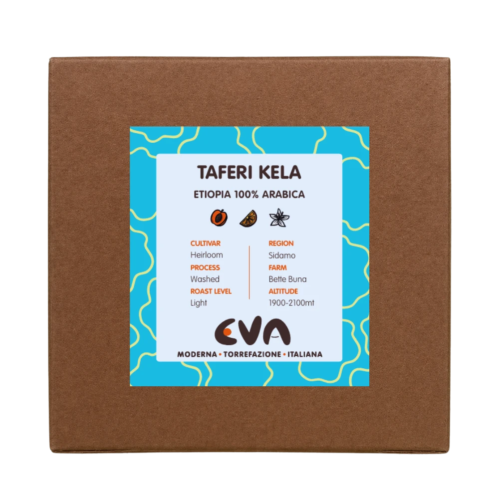 scatola etichetta drip bag